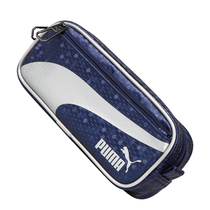 Japan imported PUMA PUMA student pen bag large capacity junior high school boys stationery bag double zippered STAD pencil bag