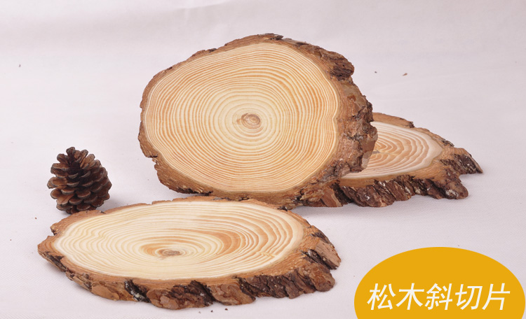 Log Year Round Wood Sheet DIY Materials Fashion Art Bowl Mat Insulation Mat Collection Bottom Sitting