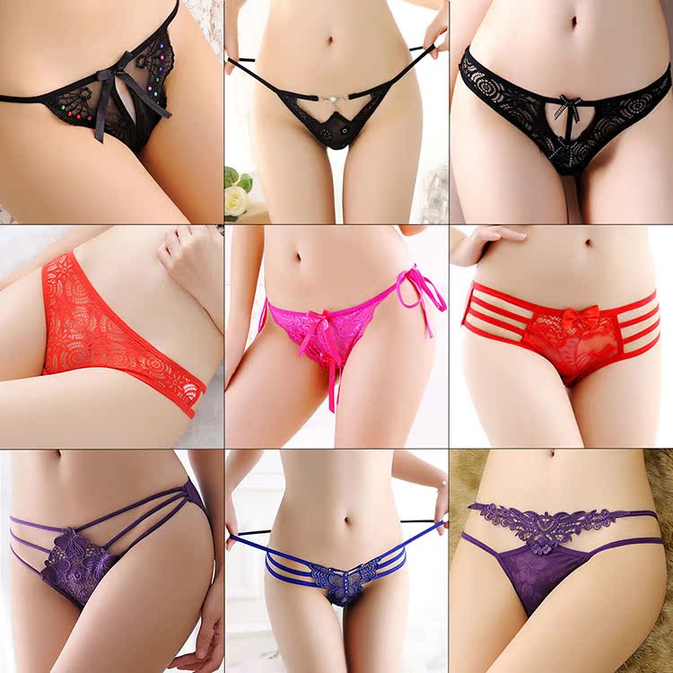 9.9 nhân dân tệ giải phóng mặt bằng gói vài sexy sexy thong nữ ren nóng công chúa trong suốt eo thấp tóm tắt