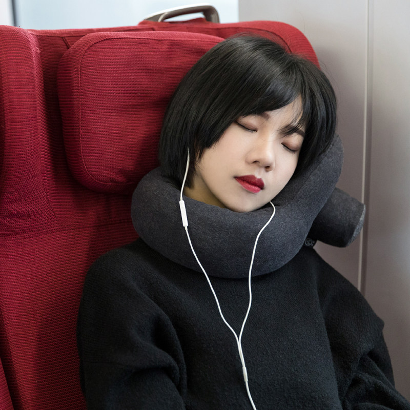 Kiwee Untraveled Original Stick Candy Latex Neck Pillow Travel Close To Pillow Plane Portable neck pillow Airport Edition