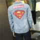 Áo khoác denim mùa thu 2017 nam mỏng retro denim áo khoác nam thanh niên Quần áo denim Hàn Quốc áo sơ mi nam áo khoác nam