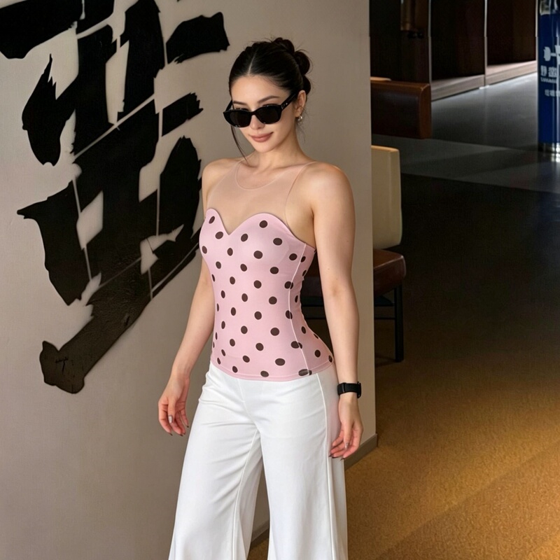 Yoga Vest with Mesh, Padded Chest, Heart-Shaped Neckline, Beautiful Back Sports Bra, Stunning Pilates Training Sleeveless Top Yoga Vest with Mesh, Padded Chest, Heart-Shaped Neckline, Beautiful Back Sports Bra, Stunning Pilates Training Sleeveless Top
