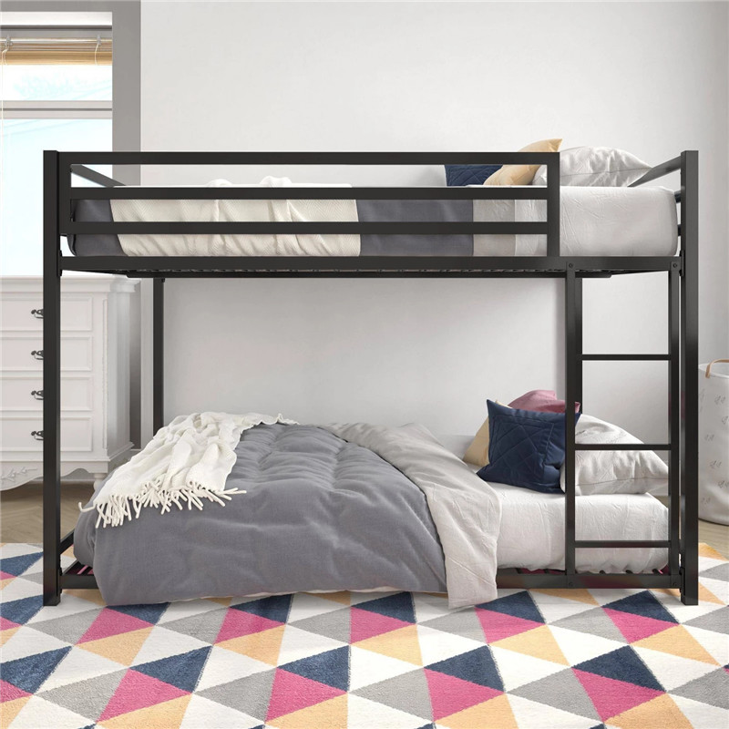 Up and down double bed children's bed mother of soft wood two floors high and low bed 1 8 m 2 functional iron frame adult