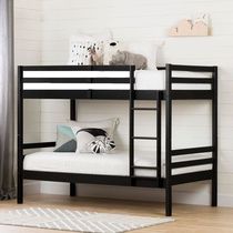 Modern bunk bed Double bed Zimu high and low bed Childrens solid wood adult dormitory bed Double elevated simple iron bed