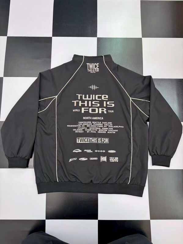 Korean Girl Group Twice Concert Merchandise Jacket Sixth Tour Baseball Jacket Mina This Is in Stock