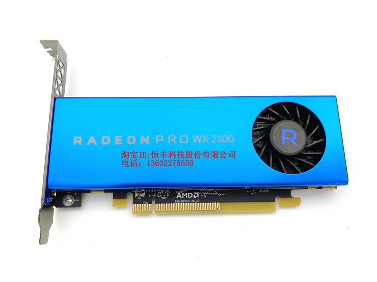 Original AMD Radeon Pro WX 2100 2G graphics card professional graphics design CAD drawing editing