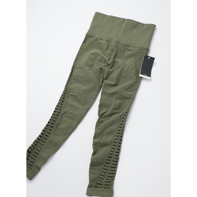 Multiple (pure - raw code) XS S special code fitness pants sports nine - point yoga pants breathable hollow