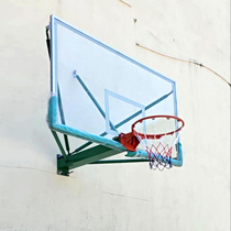 Wall-mounted basketball stand fixed adult standard hoop basketball board home wall indoor and outdoor special basketball stand