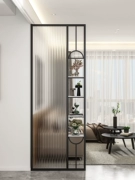 Tùy chỉnh 
            hiện đại đơn giản ánh sáng sang trọng Changhong màn hình kính vách ngăn lối vào phòng khách lối vào sảnh rỗng chặn màn hình sắt rèn lam gỗ phòng khách đẹp