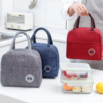 Lunch box Hand bag thick aluminum foil insulated cooler bag large canvas students with rice packaging lunch lunch bag