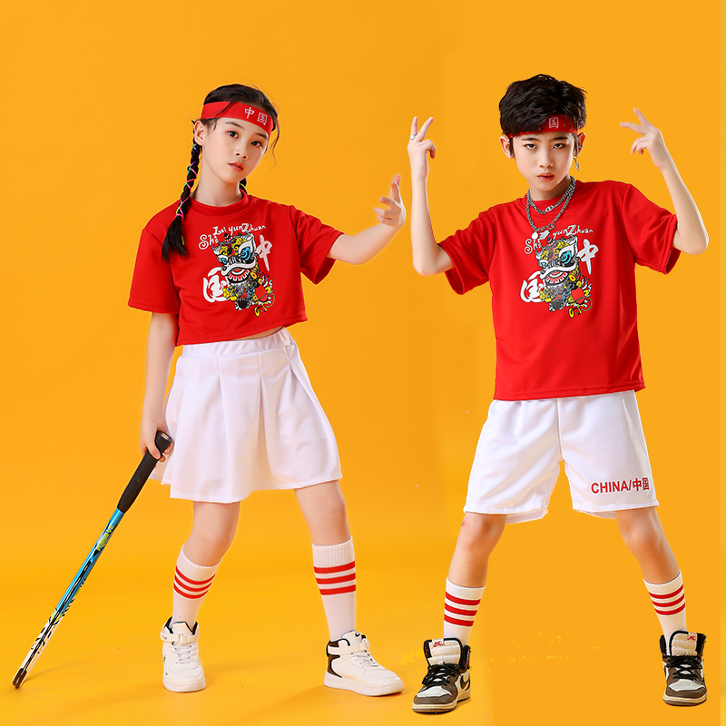 Children's cheerleader Show Street Dance National Tide Clothing Class Primary School Rala Team Ra Ra