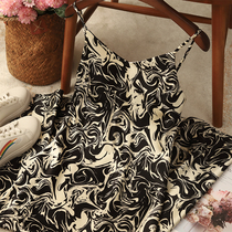 Its great to see the satin acetate hanging band skirt woman with a slim mid-length inner hitch bottom sleeveless vest one-piece dress