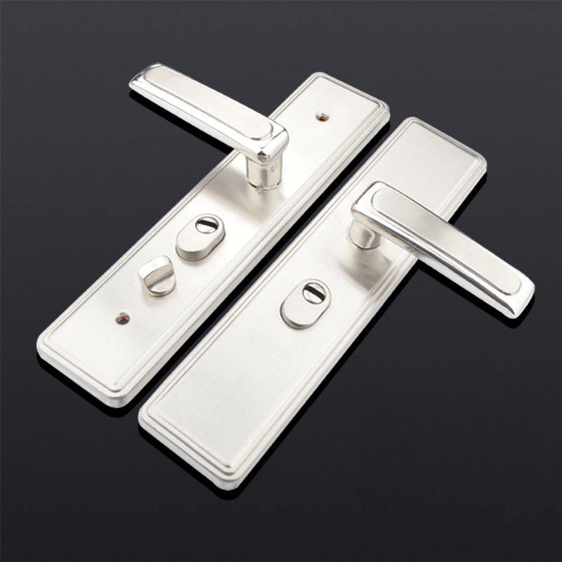 Security door doorknob Home Outdoor Doors Old-fashioned Door Accessories Handle Universal Lock Accessories Plate Hand Lock panel