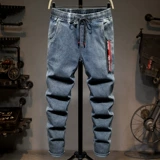 贝勒犀牛 Осенние джинсы, многоцветные штаны, эластичная талия, подходит для подростков