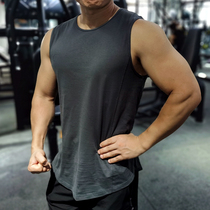 Sports cotton fitness vest sleeveless T-shirt mens summer loose breathable sweat-absorbing basketball training clothes casual waistcoat