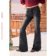 BeerBro Rebellious Holiday really Wearable versatile American Hot Girl ອຸດສາຫະກໍາຫນັກ Studded Slim Boot Jeans