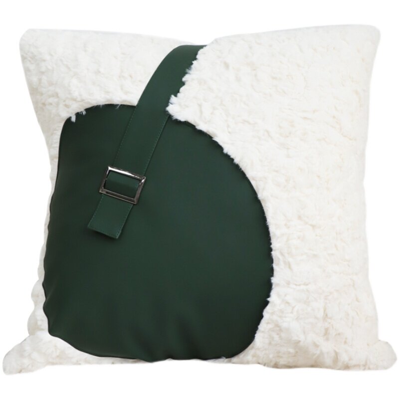Nordic urban style light luxury black and white pillowcase sample room
