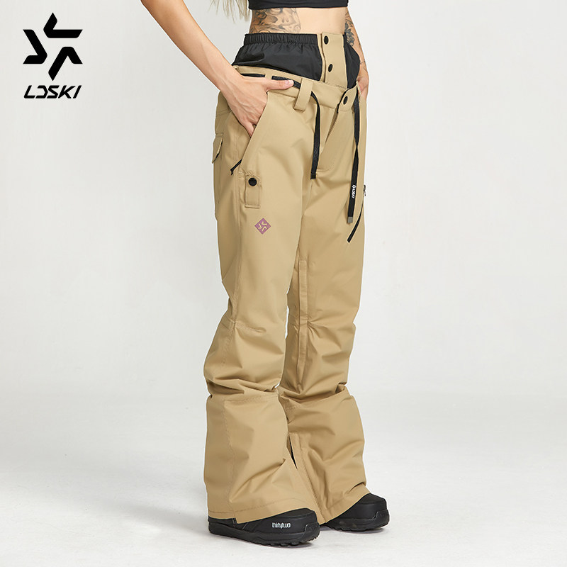 LDski19-20 new ski repair pants male and female single double board slim leg waterproof and abrasion-proof thermal equipment
