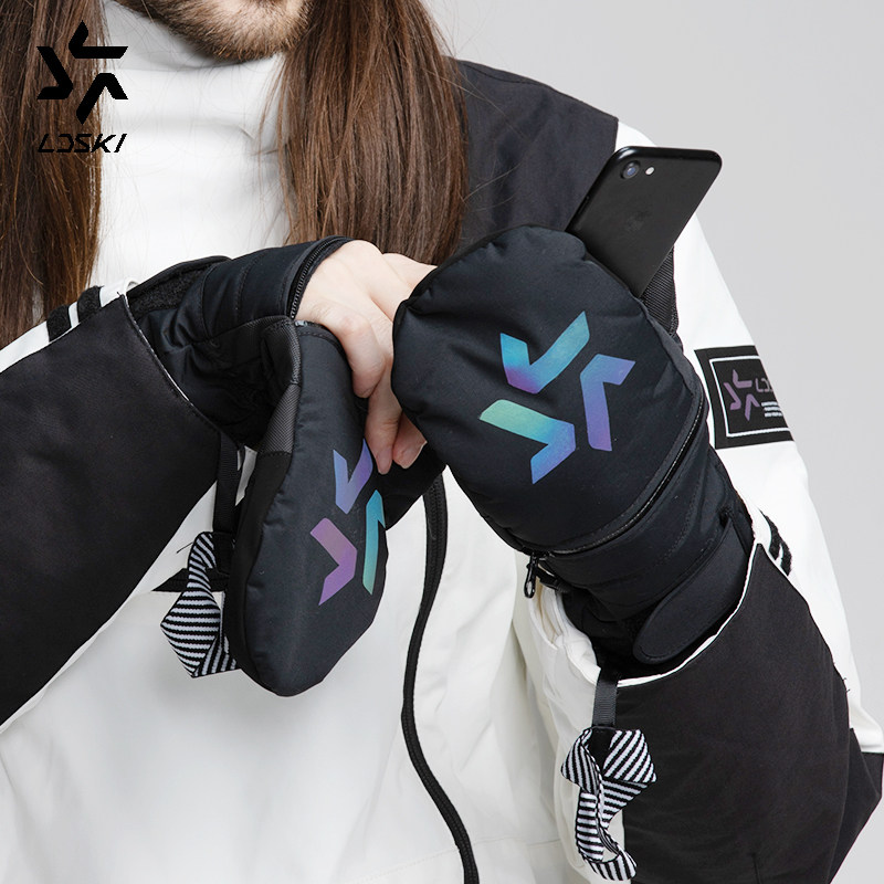LDski19-20 new ski gloves wear-resistant warm men and women stuffy ski equipment