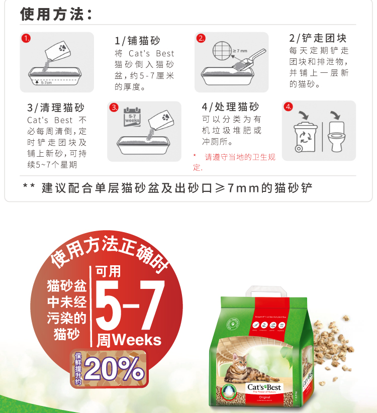 Mèo nhập khẩu Đức nghĩ / Kaiyou thông đỏ tiêu chuẩn nhóm khử mùi mùn cưa mèo cát mèo 5L - Cat / Dog Beauty & Cleaning Supplies Lược chải lông FURminator.