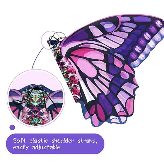 蝴蝶翅膀服装女孩昆虫装扮面具发箍芭蕾舞短裙套装运动会表演道具