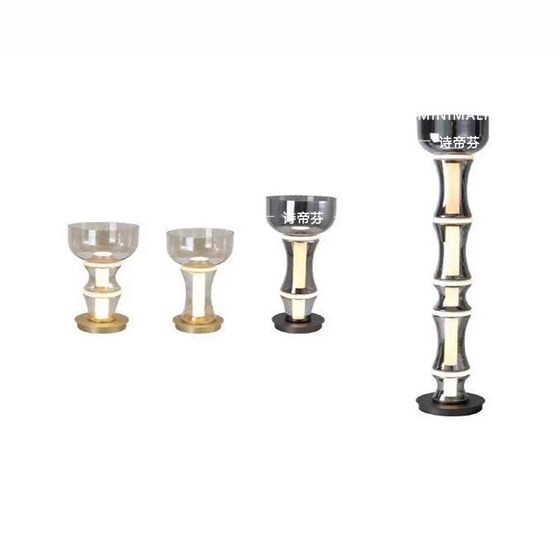 Designer Living Room Decorative Floor Lamp Bedroom Study Table Lamp Postmodern Restaurant Bar Art Glass Chandelier