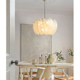 Kaiqiao Cloud Restaurant Chandelier French-Style Living Room Atmosphere Simple Modern Glass Bedroom Main Light 2025 New Model