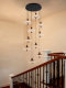 Staircase Chandelier 2026 New Model, Mid-Century Style, Elegant and High-End, Cream Style Water Drop Loft Duplex Open Space Long Chandelier