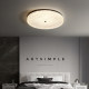 All-Copper Italian Minimalist Bedroom Ceiling Lamp, Modern Simple Light Luxury Master Bedroom Room Lamp, Full Spectrum Eye Protection Study Lamp