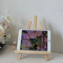 Not greasy girl heart * ins wooden desktop mobile phone pad tablet holder student lazy stand desk easel