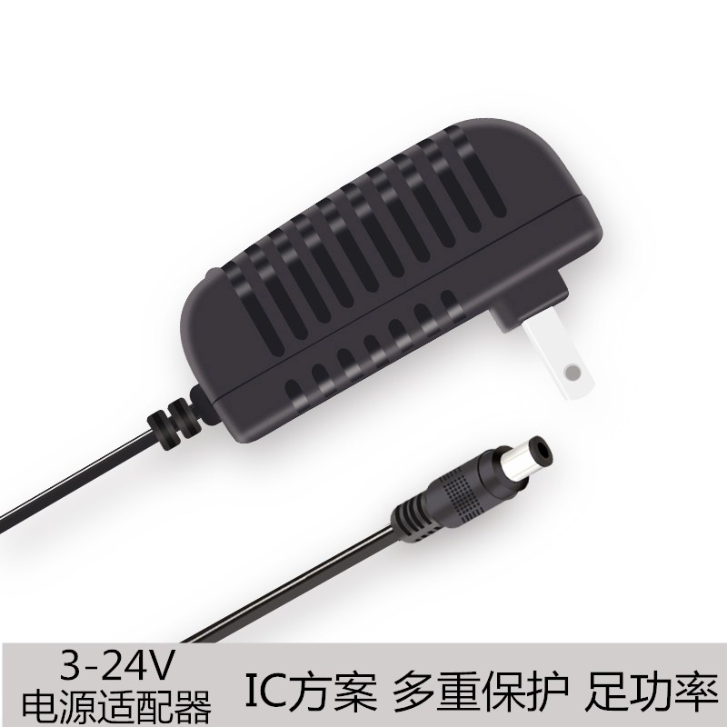 Power adapter 3V5V6V9V12V15V24V2A audio DVD charger monitor water purifier power cord
