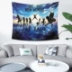 One Piece Treo Vải Ảnh nền lớn Trang trí Vải Tapestry Anime Movie Poster Phòng khách Vải nền thảm vải decor treo tường