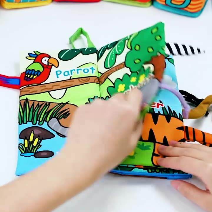 宝宝早期教育利器,Jollybaby撕不烂布书📚👶-宝宝布书-淘宝好物网