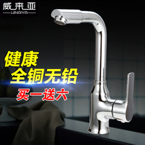 Germany Veolia basin faucet Bathroom hot and cold double use rotatable faucet Basin kitchen double use faucet 1