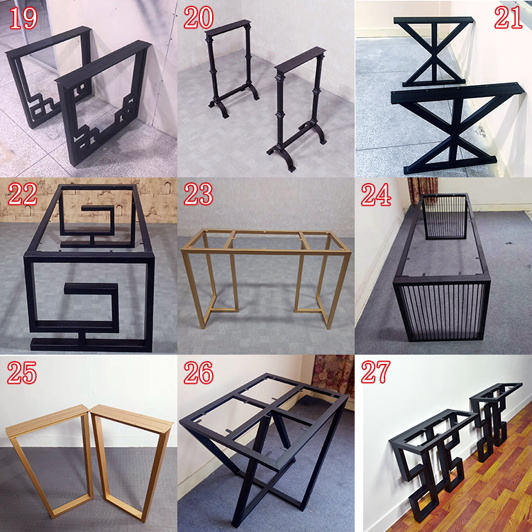 Set To Be New Iron Art Table Frame Office Meeting Table Leg Bracket Desk Nordic Metal Table Feet Table Foot Iron Frame