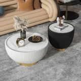 Северная рок на доске кофейный столик крупные ролики круглые, простые, современные легкие роскошные маленькие квартиры сеть черная чай