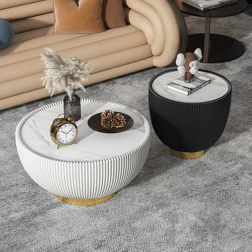 Северная рок на доске кофейный столик крупные ролики круглые, простые, современные легкие роскошные маленькие квартиры сеть черная чай