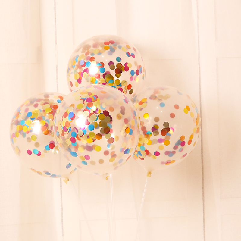 ins Net red transparent sequin balloon birthday party arrangement proposal confession set party decoration