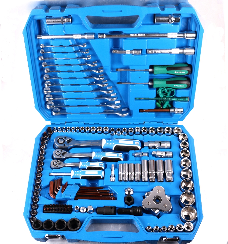 Exclusive 127-piece set Chrome vanadium steel ratchet wrench sleeve Professional auto repair tools 94-piece set 219-piece set