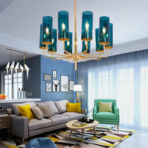 Post-modern luxury light luxury creative chandelier living room dining room lamp original designer simple glass Nordic hanging lamps