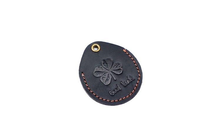 Da mini vòng bus thẻ set retro sáng tạo da thang máy vòng thẻ truy cập vòng chìa khóa protector ví đựng card hàng hiệu