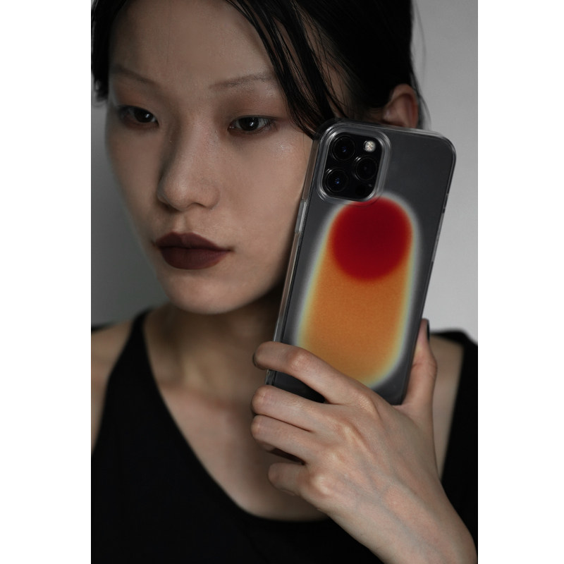 Jiang classmates red sunrise original design mobile phone case for Apple 13 promax mobile phone case iPhone 12