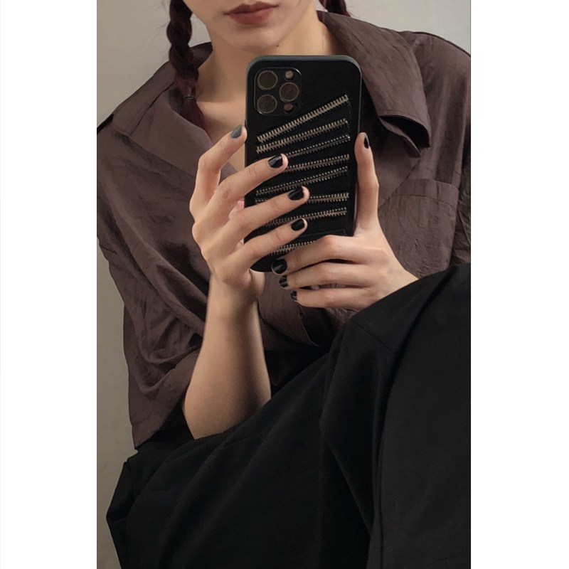 Jiang classmate spoof chain creative niche mobile phone protective case suitable for iphone11 apple 12promax new XS