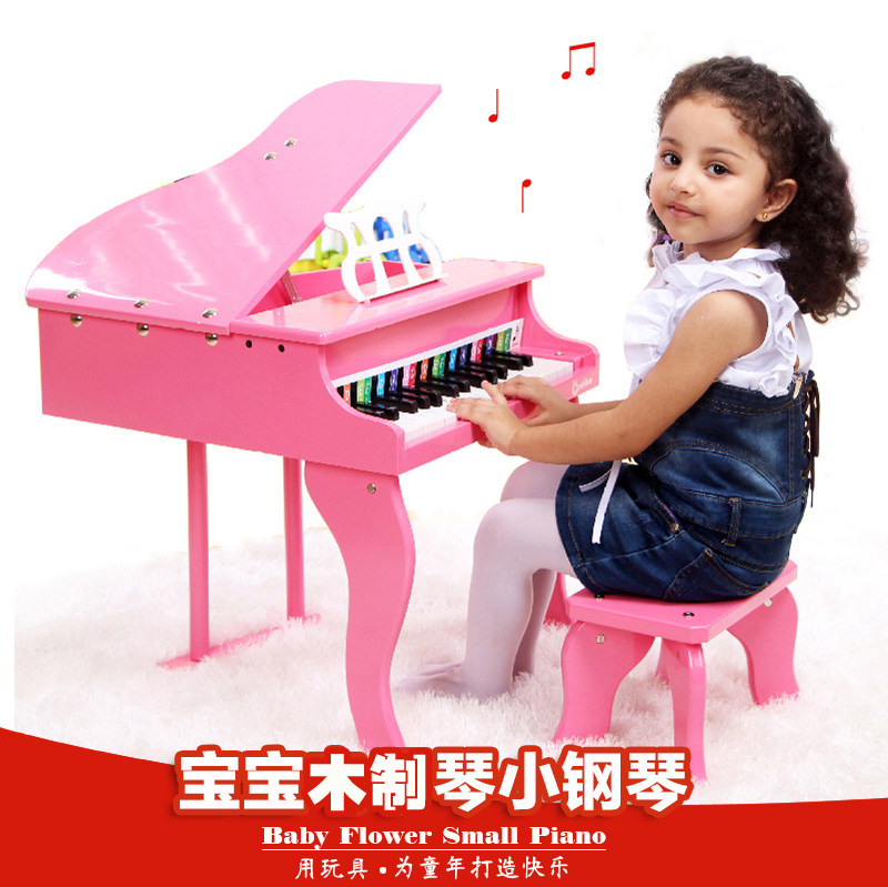 Piano Children Toys Small Piano Woody Enlightenment Early to teach male and female infant babies a birthday present can play-Taobao