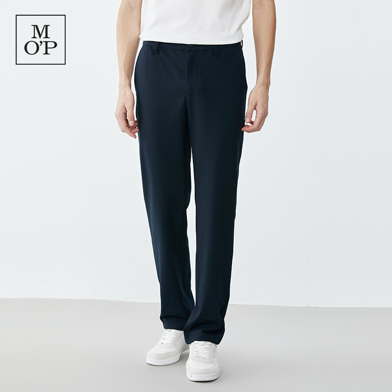 Marc O'Polo/Mo Four-Way Stretch Casual Pants Men's Simple New Style Oxford Texture Straight-Leg Lyocell Trousers Marc O'Polo/Mo Four-Way Stretch Casual Pants Men's Simple New Style Oxford Texture Straight-Leg Lyocell Trousers