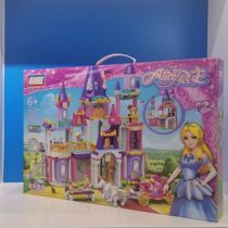Goody 9019 Royal Balls Alice Princess Girl Castle Carriage Prince Children Assembled Toy Building Blocks