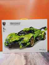 Lucky Stars 50018 Back to Force Assembled Building Blocks Sports Car Model Car Toys Adult Boy 9 Birthday Gift woman