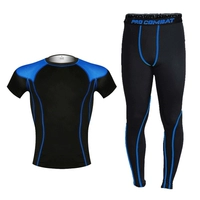 Новая синяя линия с коротким рукавом+синие брюки