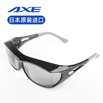 Japanese AXE panoramic glasses myopia lens mirror wind - proof dust - proof surgery goggles outdoor ride