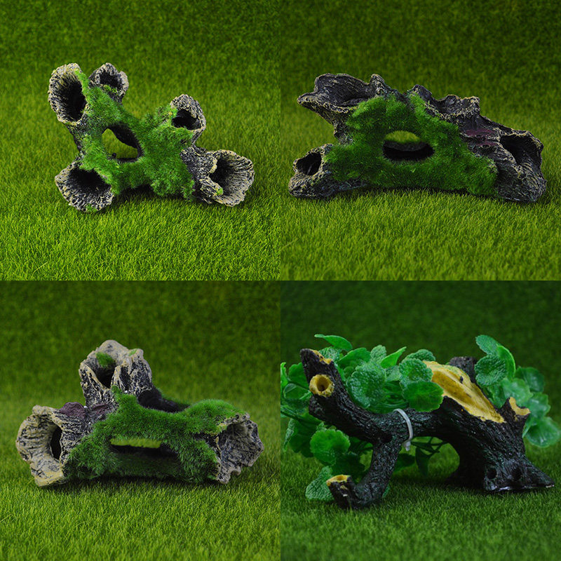 Shi Wang Ant Museum Ecological landscaping Aquarium tank Decorative resin dodging process ornaments simulation of heavy wood dead wood